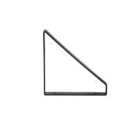 Полкодержатель мет. DALI 122*121*16*2,5 черный AKS — купить мебельную фурнитуру в Санкт-Петербурге | AKS мебель
