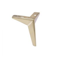 Опора меб. мет. HELLY h100 угловая брашированное золото AKS — купить мебельную фурнитуру в Санкт-Петербурге | AKS мебель
