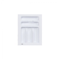 Лоток для столовых приборов 400 TR-02 (320～260*430～390*55), белый AKS — купить мебельную фурнитуру в Санкт-Петербурге | AKS мебель
