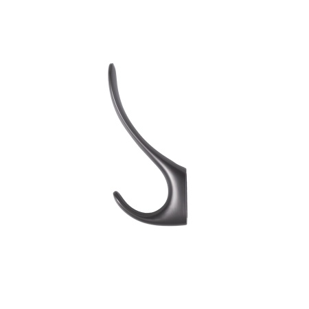Крючок меб. двухрожковый мет. ROMA графит AKS — купить мебельную фурнитуру в Санкт-Петербурге | AKS мебель
