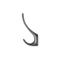 Крючок меб. двухрожковый мет. ROMA графит AKS — купить мебельную фурнитуру в Санкт-Петербурге | AKS мебель
