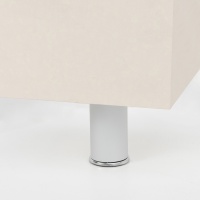 Опора меб. алюм. D-867 h100 мат.хром AKS — купить мебельную фурнитуру в Санкт-Петербурге | AKS мебель
