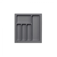 Лоток для столовых приборов 500 TR-04 (435～385*485～440*55), графит AKS — купить мебельную фурнитуру в Санкт-Петербурге | AKS мебель
