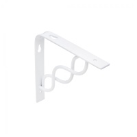 Полкодержатель мет. INFINITY 200*200*20*3, белый AKS — купить мебельную фурнитуру в Санкт-Петербурге | AKS мебель
