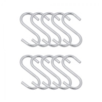 Крючок на трубу d16 (к-т 10шт) хром AKS — купить мебельную фурнитуру в Санкт-Петербурге | AKS мебель
