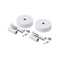 Заглушки (крепления) к светодиодной веревке, d25, тип 2 (1 компл = 2шт.), белый, AKS — купить мебельную фурнитуру в Санкт-Петербурге | AKS мебель
