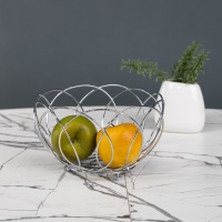 Корзина для фруктов CWJ240B, хром AKS — купить мебельную фурнитуру в Санкт-Петербурге | AKS мебель
