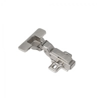 Петля полунакладная с доводчиком 45мм h0 clip-on AKS (саморезы, заглушки) — купить мебельную фурнитуру в Санкт-Петербурге | AKS мебель
