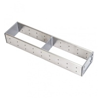 Комплект разделителей L550 универсальный металлический Organizer нержавеющая сталь (523*106*65) AKS — купить мебельную фурнитуру в Санкт-Петербурге | AKS мебель
