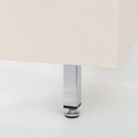 Опора меб. мет. D-737-3 h100 с регул. хром AKS — купить мебельную фурнитуру в Санкт-Петербурге | AKS мебель
