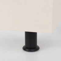 Опора меб. мет. TB019 (B140) d50 h150 черный AKS — купить мебельную фурнитуру в Санкт-Петербурге | AKS мебель
