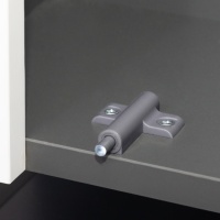 Амортизатор крепление крестообразное накладной/врезной серый AKS — купить мебельную фурнитуру в Санкт-Петербурге | AKS мебель
