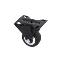 Ролик меб. DIAMOND d50 h72 прямоходящий, черный AKS — купить мебельную фурнитуру в Санкт-Петербурге | AKS мебель
