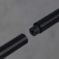 Соединитель пластиковый трубы d16 черный AKS — купить мебельную фурнитуру в Санкт-Петербурге | AKS мебель
