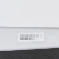 Решетка вентиляционная 250х60мм белая алюминий AKS — купить мебельную фурнитуру в Санкт-Петербурге | AKS мебель
