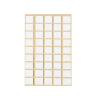 Подкладка самоприлипающая фетровая 15х15мм (1лист-45шт) белая Folmag — купить мебельную фурнитуру в Санкт-Петербурге | AKS мебель
