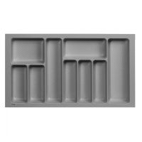 Лоток для столовых приборов 800 TR-03 (735～680*430～390*55), серый AKS — купить мебельную фурнитуру в Санкт-Петербурге | AKS мебель
