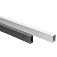 Передний поперечный рейлинг внутреннего ящика Slimbox AKS L-1100 графит — купить мебельную фурнитуру в Санкт-Петербурге | AKS мебель
