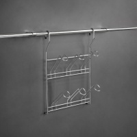 Корзина на трубу d16 для стаканов CWJ229 хром AKS — купить мебельную фурнитуру в Санкт-Петербурге | AKS мебель
