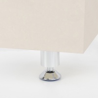 Опора меб. мет. D-762 h100 с регул. хром AKS — купить мебельную фурнитуру в Санкт-Петербурге | AKS мебель
