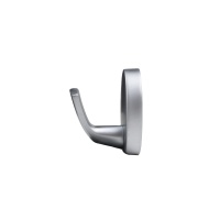 Крючок меб. однорожковый мет. QUEEN хром матовый AKS — купить мебельную фурнитуру в Санкт-Петербурге | AKS мебель
