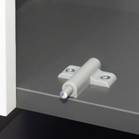 Амортизатор крепление крестообразное накладной/врезной белый AKS — купить мебельную фурнитуру в Санкт-Петербурге | AKS мебель
