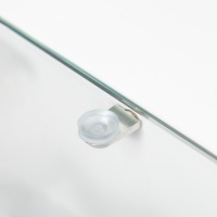 Полкодержатель для стекла мет. L-003B хром (1 уп. = 20 шт.) AKS — купить мебельную фурнитуру в Санкт-Петербурге | AKS мебель
