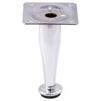 Опора меб. мет. D-03 h100 хром AKS — купить мебельную фурнитуру в Санкт-Петербурге | AKS мебель
