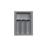 Лоток для столовых приборов 400 TR-03 (320～260*430～390*55), серый AKS — купить мебельную фурнитуру в Санкт-Петербурге | AKS мебель
