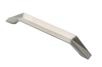 Ручка меб. скоба мет. PRIZMA 128 сатиновый никель, AKS — купить мебельную фурнитуру в Санкт-Петербурге | AKS мебель
