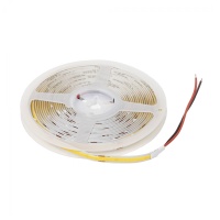 Лента светодиодная COB - 9,8W/m, 24V, 8мм, 320 д/м, IP20, теплый белый (3000K) - 5м, AKS — купить мебельную фурнитуру в Санкт-Петербурге | AKS мебель
