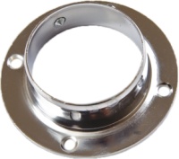 Крепление (розетка) трубы d50, хром AKS — купить мебельную фурнитуру в Санкт-Петербурге | AKS мебель
