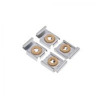 Крепление зеркала мет. (1 компл. = 2 фиксатора + 2 крепления) AKS — купить мебельную фурнитуру в Санкт-Петербурге | AKS мебель
