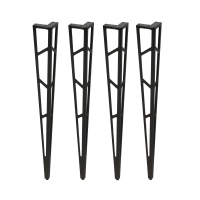 Опора меб. TECHNO h720, черный муар (1 упак. = 4 шт.) AKS — купить мебельную фурнитуру в Санкт-Петербурге | AKS мебель
