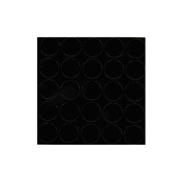 Заглушка самоприлипающая к эксцентрику черный глянец (20326) FOLMAG (лист-28шт.) — купить мебельную фурнитуру в Санкт-Петербурге | AKS мебель
