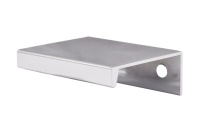 Ручка меб. накладная алюм. СА-1 192/220 металлик — купить мебельную фурнитуру в Санкт-Петербурге | AKS мебель
