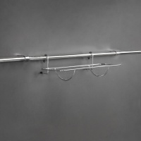 Корзина на трубу d16 для бумаги малая, CWJ115B хром AKS — купить мебельную фурнитуру в Санкт-Петербурге | AKS мебель
