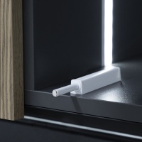 Механизм push-to-open наконечник магнитный накладной/врезной белый AKS усиленный — купить мебельную фурнитуру в Санкт-Петербурге | AKS мебель
