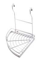 Корзина на трубу d16 угловая одинарная CWJ101 хром AKS — купить мебельную фурнитуру в Санкт-Петербурге | AKS мебель
