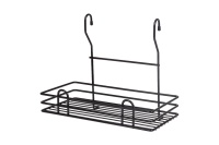 Корзина на трубу d16 одинарная мини CWJ102M черный AKS — купить мебельную фурнитуру в Санкт-Петербурге | AKS мебель
