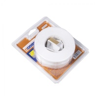 Бордюрная лента для раковин/ванн/стен 38*38мм 3,35м белая с 2 уголками и 2 заглушками — купить мебельную фурнитуру в Санкт-Петербурге | AKS мебель
