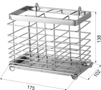 Сушка настольная для столовых приборов 175*138*102, хром AKS — купить мебельную фурнитуру в Санкт-Петербурге | AKS мебель
