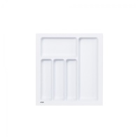 Лоток для столовых приборов 500 TR-04 (435～385*485～440*55), белый AKS — купить мебельную фурнитуру в Санкт-Петербурге | AKS мебель
