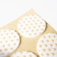 Подкладка самоприлипающая фетровая прорезиненная d30мм (1упак.=15шт), белая, Folmag — купить мебельную фурнитуру в Санкт-Петербурге | AKS мебель
