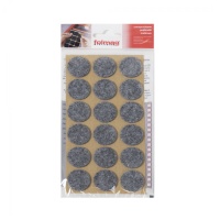 Подкладка самоприлипающая фетровая d25мм (1лист-18шт) серая Folmag — купить мебельную фурнитуру в Санкт-Петербурге | AKS мебель
