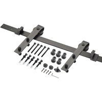 Комплект LOFT CLASSIC для 1 раздвижной двери AKS 120 кг (с направляющей L-3000 мм) — купить мебельную фурнитуру в Санкт-Петербурге | AKS мебель
