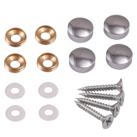 Крепление зеркала мет. AJ04АL 14мм хром (1 компл. = 4 шт.) AKS — купить мебельную фурнитуру в Санкт-Петербурге | AKS мебель
