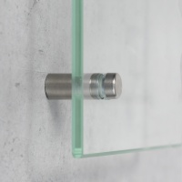 Крепление дистанционное мет. АК258 D12 шлифованная сталь AKS — купить мебельную фурнитуру в Санкт-Петербурге | AKS мебель
