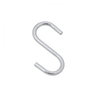 Крючок на трубу d16 хром AKS — купить мебельную фурнитуру в Санкт-Петербурге | AKS мебель
