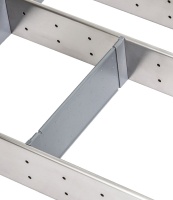 Разделитель L-176 Поперечный металлический Organizer нержавеющая сталь (176*63) AKS — купить мебельную фурнитуру в Санкт-Петербурге | AKS мебель
